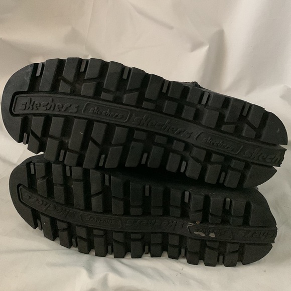 SKECHERS VTG 90’s Y2K Suede Leather Fur Lined Chunky Platform Boots - Picture 7 of 12